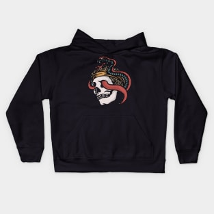 Snake and skull Kids Hoodie